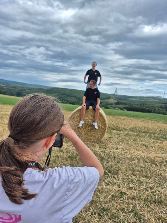 Erstes Shooting für aktuelle Kollektionen