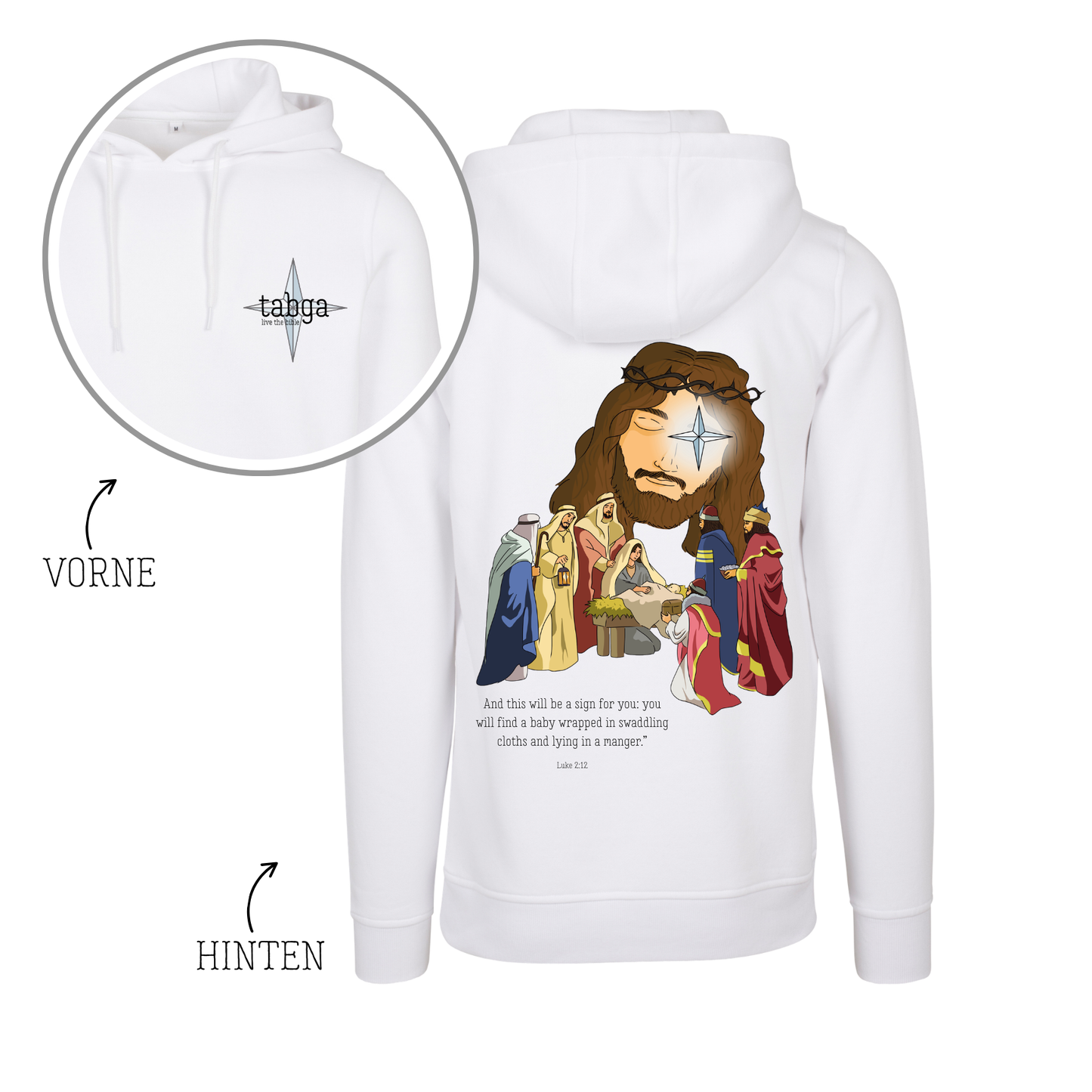 Heavy Hoodie - Christ is born