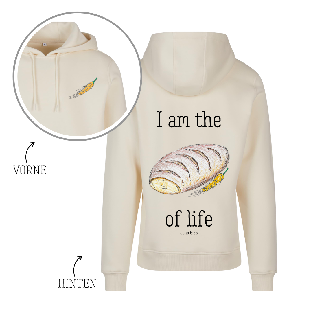 Heavy Hoodie - Bread of life